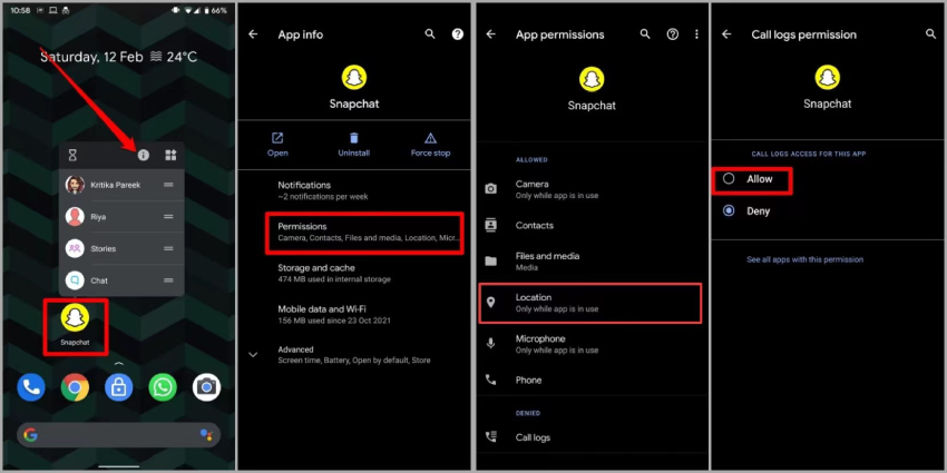 revoking precise location accuracy on android