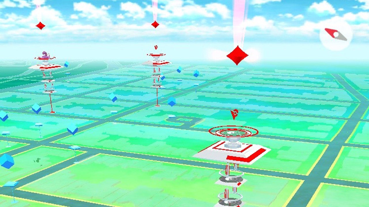 PokeStops and Gyms