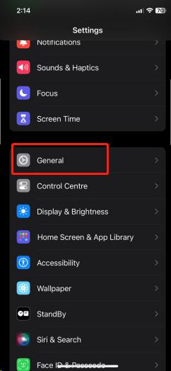 go-to-the-General-section