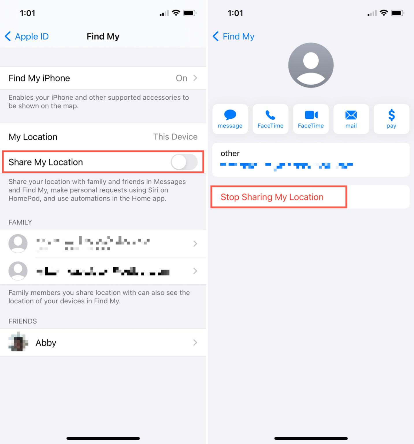 How Do You Know When Someone Stops Sharing their Location on iPhone - Why Cant I Share My Location On Iphone