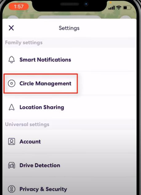 Tap-on-Circle-Management