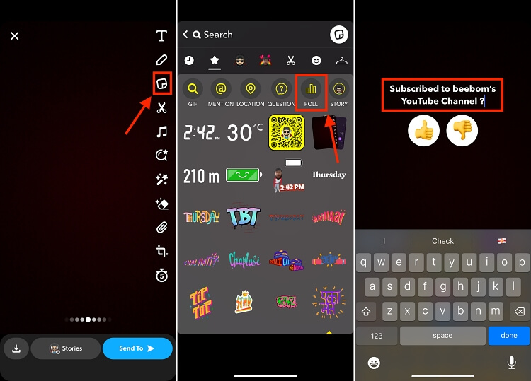 How-to-Do-a-Poll-on-Snapchat-Step2