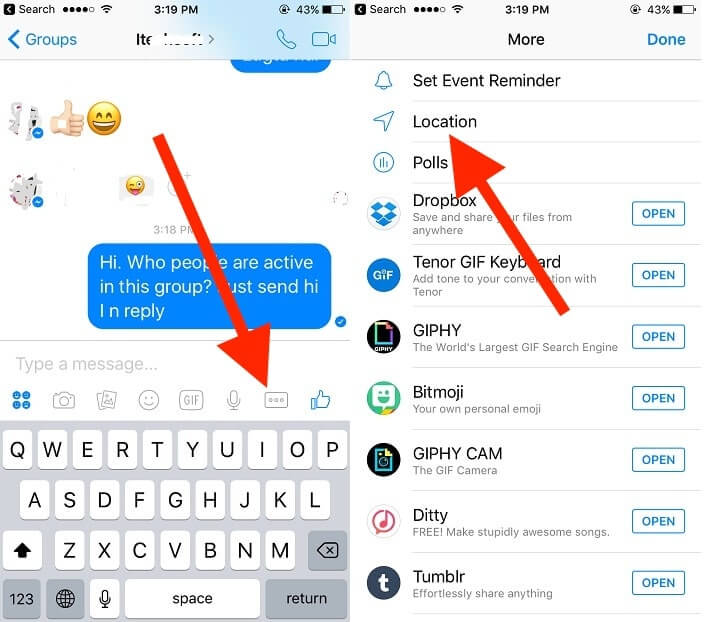 How-to-Share-Location-on-Messenger-on-iPhone