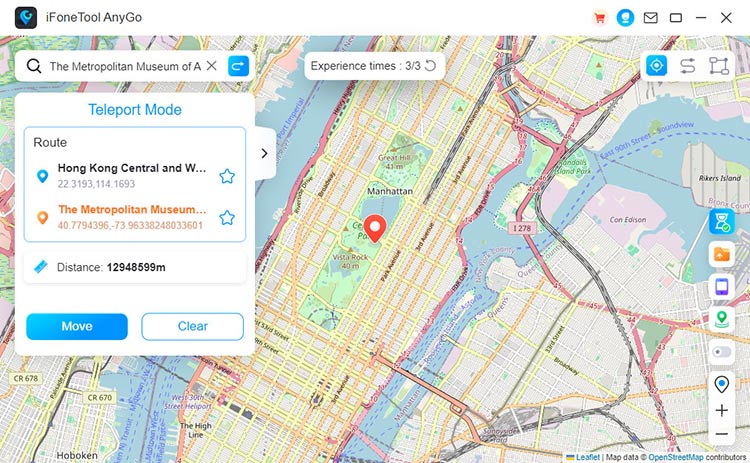 MapGo hide iPhone location