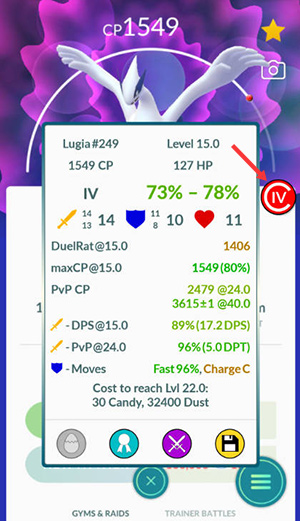 hack Pokemon GO with Calcy IV