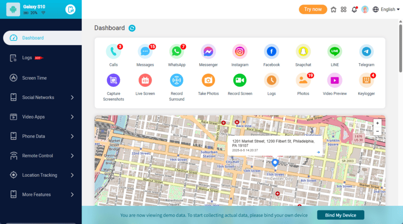 kiddoguard spy app
