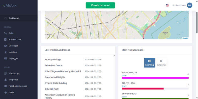 umobix monitoring app